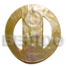 round mother of pearl shell (MOP) buckle 70mm