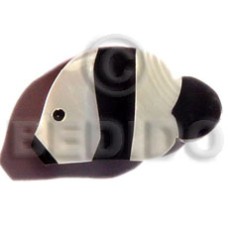 inlaid fish black tab and troca
