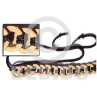 natural ring coco belts