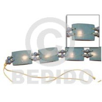 rectangular coco pastel blue belt