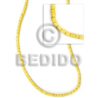 yellow coco heishe 2 3mm