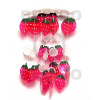 s.d.t. with 1in 2 strawberry capiz shells wind