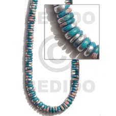 4 5mm coco Pokalet. sky blue with splashing