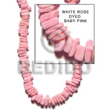 white rose dyed in baby pink
