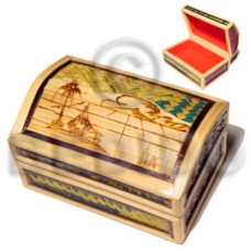 bamboo with pandan jewelry box  medium