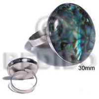 big accent haute hippie ring adjustable metal 
