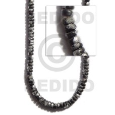 4 5mm coco Pokalet. black with splashing