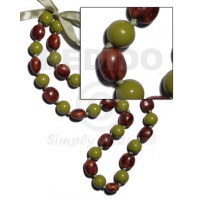 lei  rubber seeds and round wood