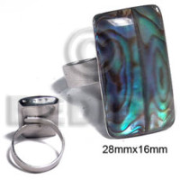 big accent haute hippie ring adjustable metal 