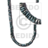 4 5mm coco Pokalet. dark green with splashing