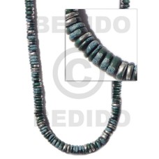 4 5mm coco Pokalet. dark green with splashing