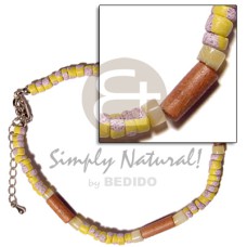 4 5mm yellow coco splashing with gold lip