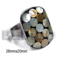 big accent haute hippie ring adjustable metal 