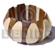 ambabawod and robles wood elastic bangle