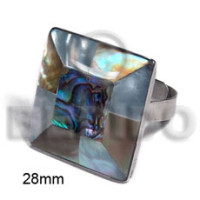big accent haute hippie ring adjustable metal 