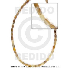 horn natural rice beads 4x7