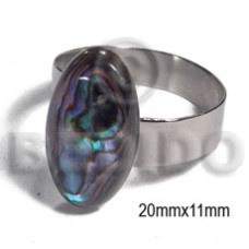 accent haute hippie ring adjustable metal 20mmx11mm