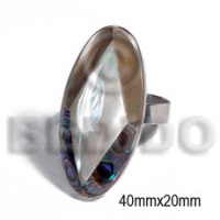 big accent haute hippie ring adjustable metal 