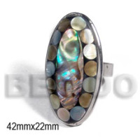 big accent haute hippie ring adjustable metal