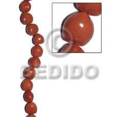 kukui seed  rust  16 pcs.