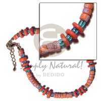 4 5mm orange coco Pokalet. with orange 4 5mm