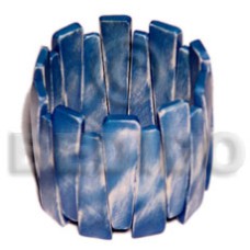 painted bone elastic bangle