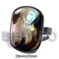 big accent haute hippie ring adjustable metal