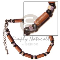 bayong wood tube with 4 5mm black splashing