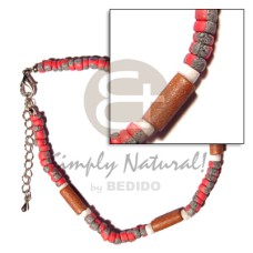 red 4 5mm coco Pokalet. splashing with bayong