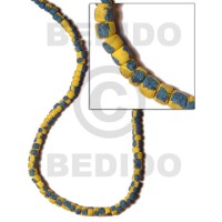 4 5mm coco Pokalet. bright yellow with splashing