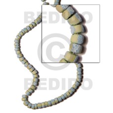 4 5mm coco Pokalet. subdued yellow green with