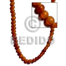 golden horn round beads 4 5mm