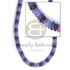 7 8mm Pokalet bleach violet light n dark blue