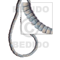 4 5mm coco Pokalet. blue gray with splashing