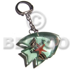 52mmx36mm transparent light green clear resin