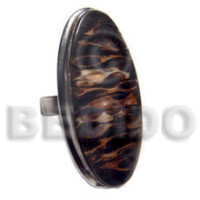 big accent haute hippie oval 43mmx22mm 