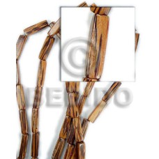 palm wood 4 sided tube 8mmx24mm