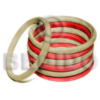natural wood colored bangle 6mm  65mm
