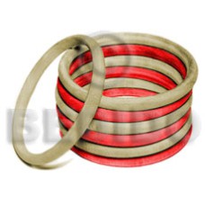 natural wood colored bangle 6mm  65mm