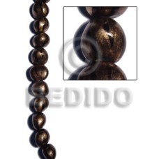 kukui seed  marble black and gold