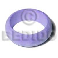 natural white wood in lilac shade rounded