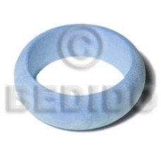 natural white wood in paste blue rounded