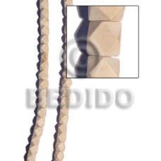 natural white wood diamond cut 12mmx12mm