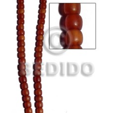 golden horn amber barrel rounded 9mmx10mm