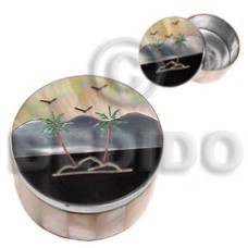 stainless metal round shell casing with