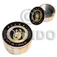 stainless metal round casing in inlaid