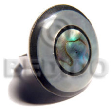 big accent haute hippie round 30mm  adjustable metal ring  lam
