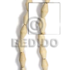 natural white wood football 7x10mm