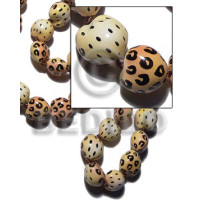 kukui seeds in animal print  leopard