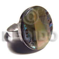 big accent haute hippie round 25mm  adjustable metal ring  lam